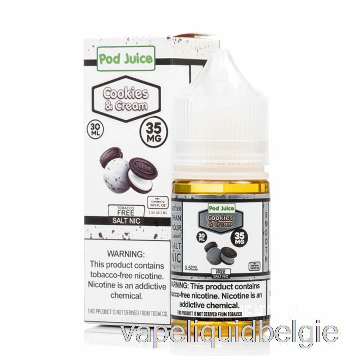 Vape Vloeibare Koekjes En Room - Peulensap - 30 Ml 35 Mg